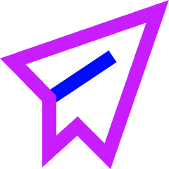 Send Email Icon from Sharp Neon Set