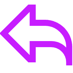 Send Reply Icon from Sharp Neon Set