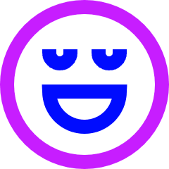 Smiley Blessed Icon from Sharp Neon Set
