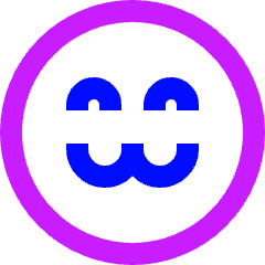 Smiley Cute Icon from Sharp Neon Set