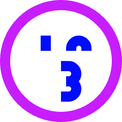 Smiley Kiss And Wink Icon from Sharp Neon Set