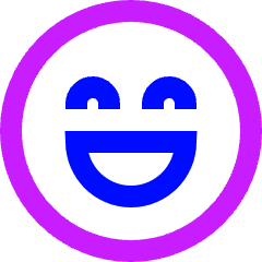 Smiley Very Happy 2 Icon from Sharp Neon Set