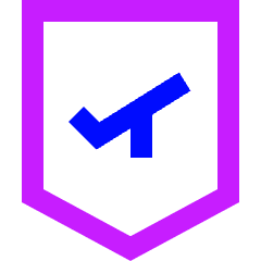 Airport Security Icon from Sharp Neon Set