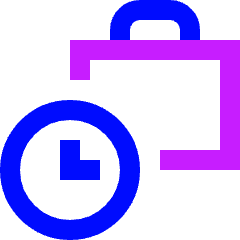 Baggage Scale Icon from Sharp Neon Set