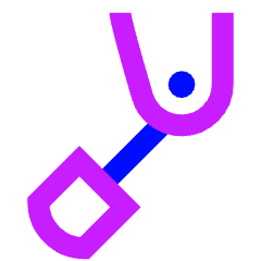 Prosthetic Arm Icon from Sharp Neon Set