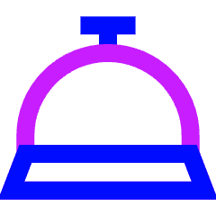 Bell Icon from Sharp Neon Set