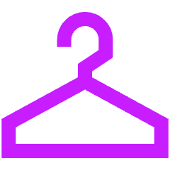 Hanger Icon from Sharp Neon Set