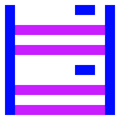 Hotel Bed 3 Icon from Sharp Neon Set