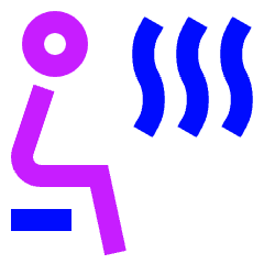 Sauna Room Icon from Sharp Neon Set