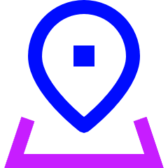 Location Pin 3 Icon from Sharp Neon Set