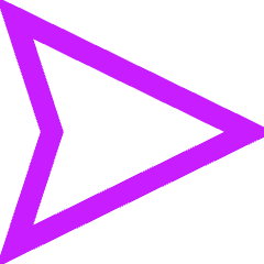 Navigation Arrow East Icon from Sharp Neon Set