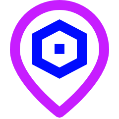 Pin Setting Bolt Nut Icon from Sharp Neon Set