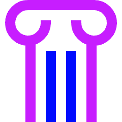 Column Icon from Sharp Neon Set