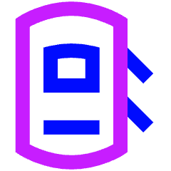 Car Top Two Door Open 5 Icon from Sharp Neon Set