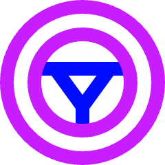 Steering Wheel Icon from Sharp Neon Set