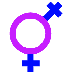 Gender Lesbian 2 Icon from Sharp Neon Set