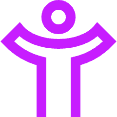 Man Arm Raises 2 Icon from Sharp Neon Set