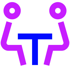 Meeting Room Icon from Sharp Neon Set