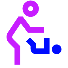 Nursery 2 Icon from Sharp Neon Set