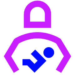 Signage Priority Infant Woman Icon from Sharp Neon Set