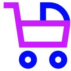 Stroller Icon from Sharp Neon Set