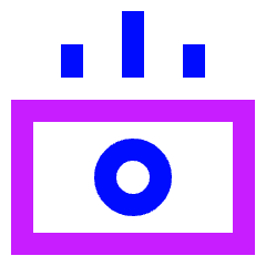 Credit Card 3 Icon from Sharp Neon Set