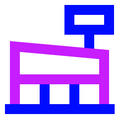 Mall Icon from Sharp Neon Set