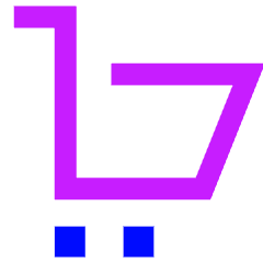 Shopping Cart 1 Icon from Sharp Neon Set