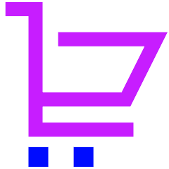 Shopping Cart 2 Icon from Sharp Neon Set