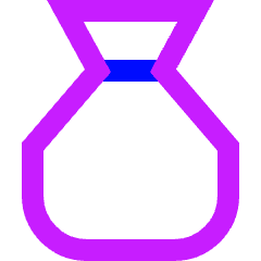 Bag Icon from Sharp Neon Set