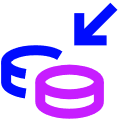 Cash Income Icon from Sharp Neon Set