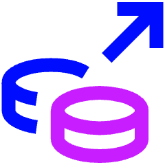 Cash Outgoing Icon from Sharp Neon Set
