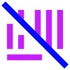 Bar Code Disable Icon from Sharp Neon Set