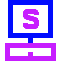 Cashier Machine 2 Icon from Sharp Neon Set