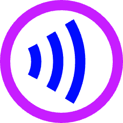 Contactless Payment Icon from Sharp Neon Set