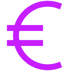 Euro Icon from Sharp Neon Set