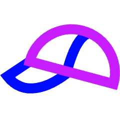Cap Side Icon from Sharp Neon Set