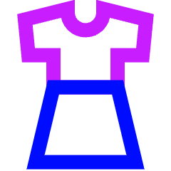 Dress Icon from Sharp Neon Set
