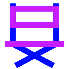 Chair Icon from Sharp Neon Set