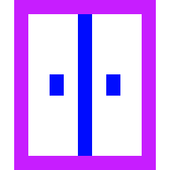 Closet Icon from Sharp Neon Set