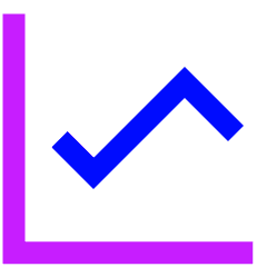 Graph Icon from Sharp Neon Set
