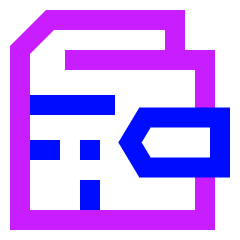 Crypto Wallet Icon from Sharp Neon Set