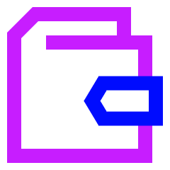 Wallet Icon from Sharp Neon Set