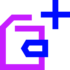 Wallet Add Plus Icon from Sharp Neon Set