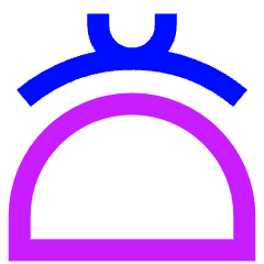 Wallet Purse Icon from Sharp Neon Set