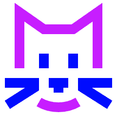 Cat 1 Icon from Sharp Neon Set