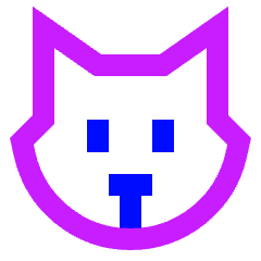 Cat 2 Icon from Sharp Neon Set