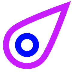 Comet Icon from Sharp Neon Set