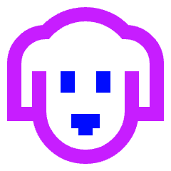 Dog 1 Icon from Sharp Neon Set