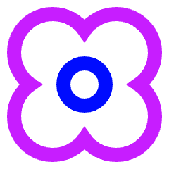 Flower Icon from Sharp Neon Set